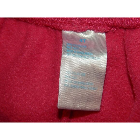 toddler girls 4T hot pink casual sweatpants - Picture 3 of 6